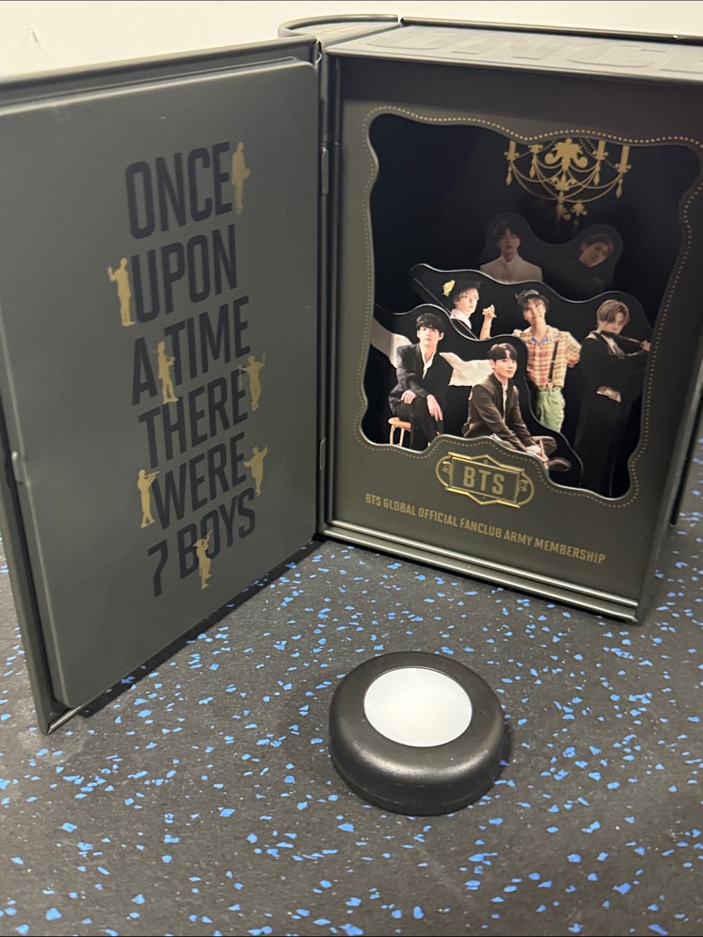 BTS Army Membership Global Fan Club Gift Book Lamp Official Night Light Used